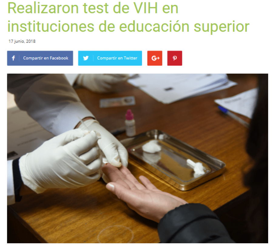 17 de junio en TV Maulinos: “Realizaron test de VIH en instituciones de educación superior”