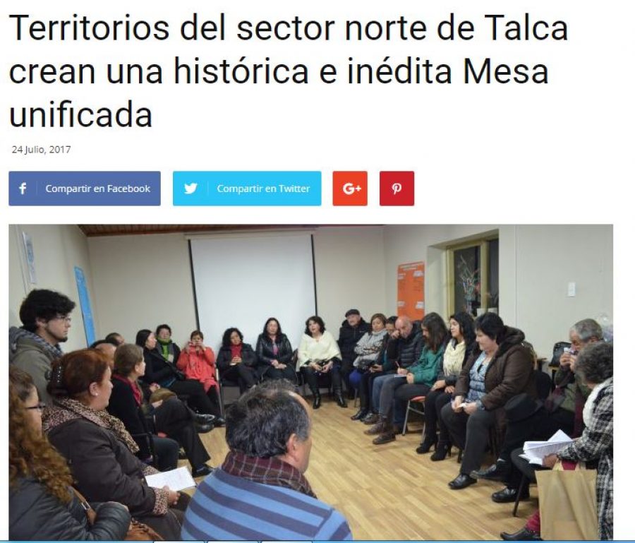 24 de julio en TV Maulinos: “Territorios del sector norte de Talca crean una histórica e inédita Mesa unificada”