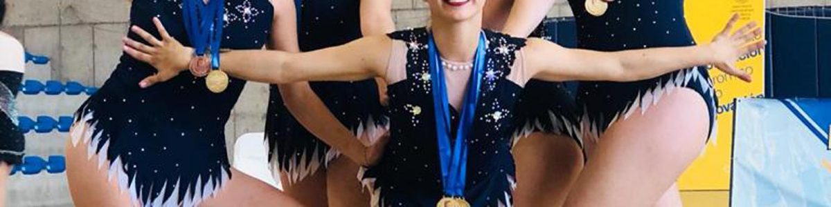 Tricampeonas en gimnasia rítmica