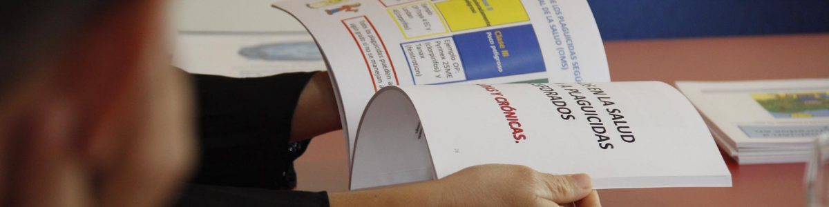 Material educativo enseña cómo prevenir los efectos de la exposición a plaguicidas