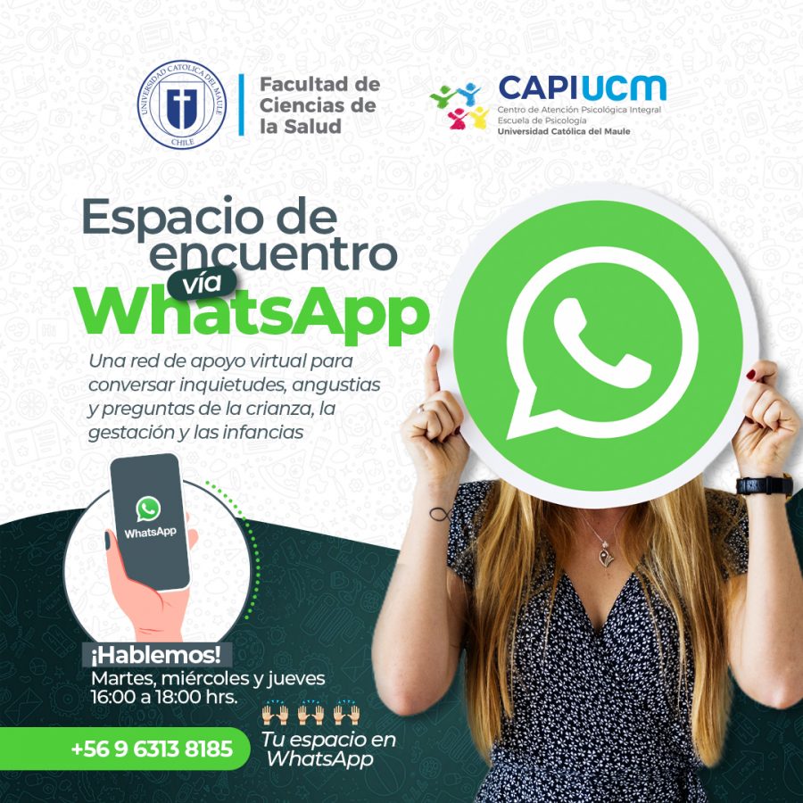 UCM ofrece servicio gratuito en Whatsapp para resolver dudas sobre crianza e infancia