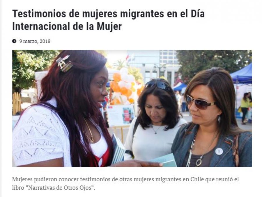 09 de marzo en Universia: “Testimonios de mujeres migrantes en el Día Internacional de la Mujer”