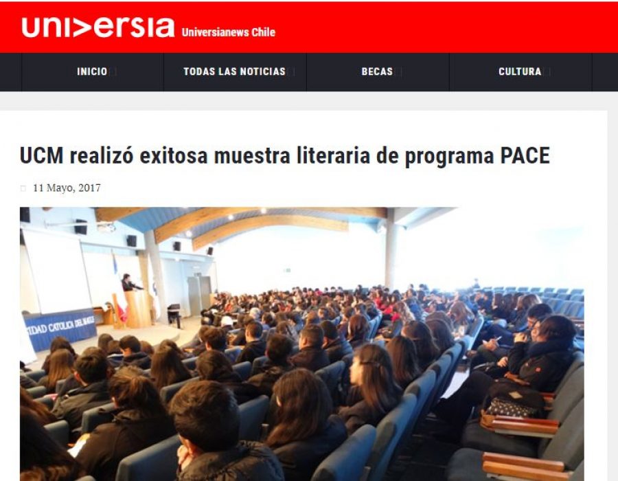 11 de mayo en Universia: “UCM realizó exitosa muestra literaria de programa PACE”