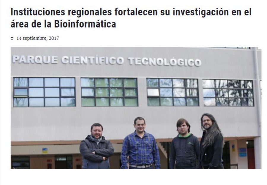 14 de septiembre en Universia: “Instituciones regionales fortalecen su investigación en el área de la Bioinformática”