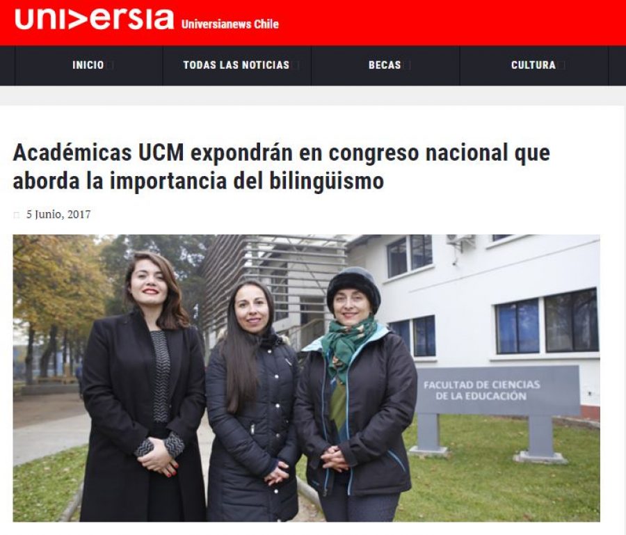05 de junio en Universia: “Académicas UCM expondrán en congreso nacional que aborda la importancia del bilingüismo”