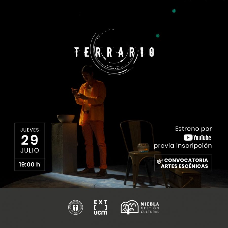 Obra teatral “Terrario” tendrá estreno online exclusivo por Extensión UCM