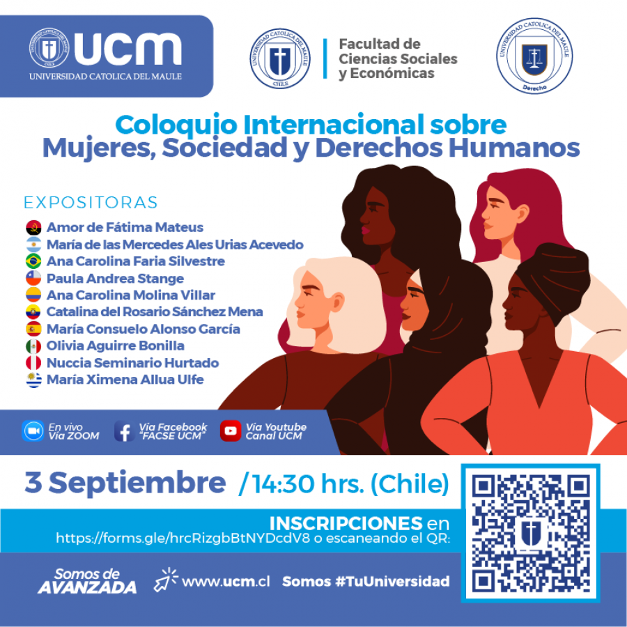 Más de diez expositoras participarán de coloquio sobre derechos de la mujer organizado por la UCM