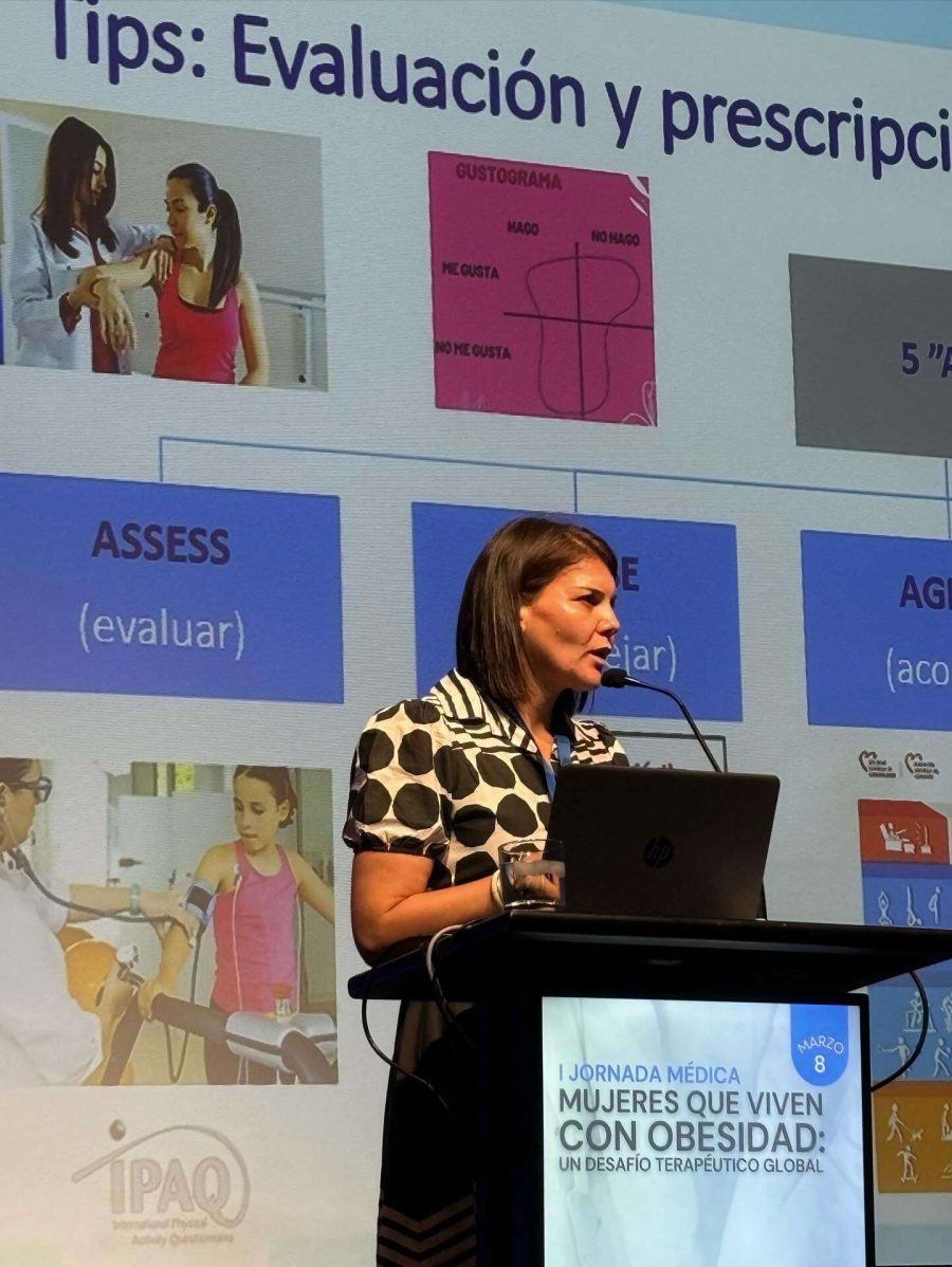Dra. Andrea Herrera expuso la I Jornada Médica Mujeres que Viven con Obesidad: un desafío terapéutico global