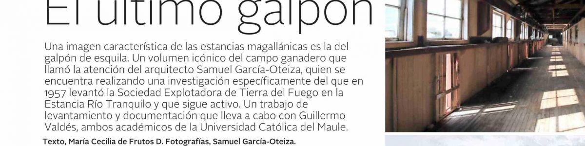 Revista VD de El Mercurio destacó proyecto de académicos de Arquitectura UCM