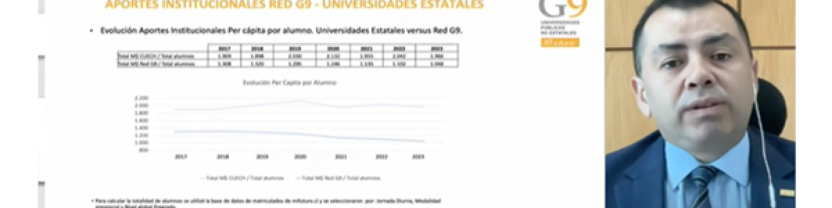 Universidades G9 plantean propuestas en sesión de la Cuarta Subcomisión Mixta de Presupuestos