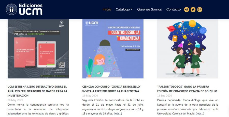 Ediciones UCM estrena página web interactiva