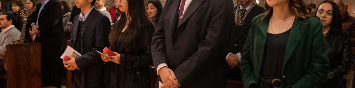 Estudiantes y funcionarios UCM celebraron el sacramento de la confirmación junto al Gran Canciller