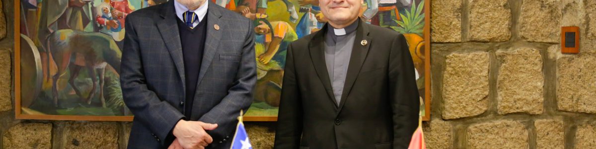 Rector recibe a su par de la Universidad Católica de Nuestra Señora de la Asunción de Paraguay