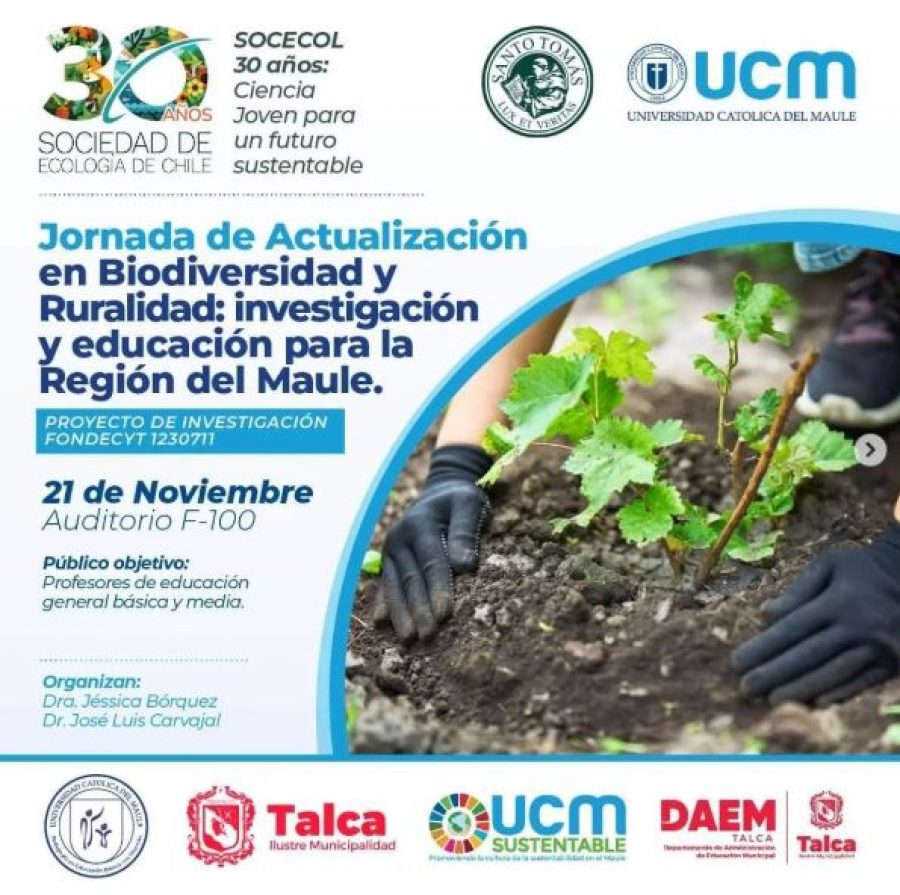 UCM celebra 30 años de la Sociedad Ecológica de Chile